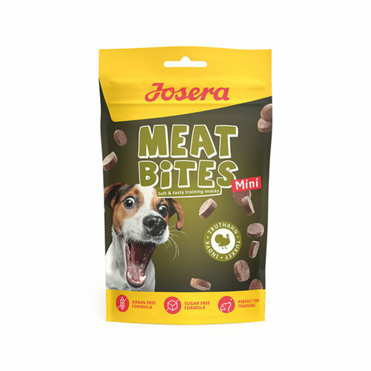 Maškrty pre psov Josera Meat Bites 70 g Páv